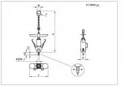 GRIPPER WITH INTERNAL GRIPPING WITH GRIP FOR SCREW THREAD