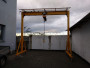 Gantry crane with roof