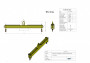 Lifting beams - adjustable - simple - technical drawing 3