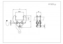 PRESSURE HANGERS FOR U PROFILES