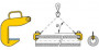 TONG FOR CONCRETE PIPES - HORIZONTAL