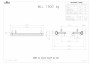 Technical drawing - Lifting beams - Big bag traverse for forklift truck - double