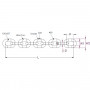 XO CHAIN - Technical drawing