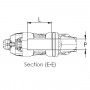 XO CHAIN HOOK - Technical drawing 3