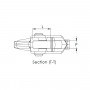 XO SAFETY HOOK - Technical drawing 4