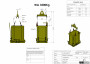 Technical drawing - Tilting container - 1