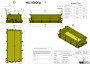 Technical drawing - Tilting container - VN 5000