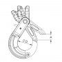 XO SAFETY HOOK - Technical drawing 2