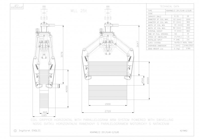 ELECTRIC AND HYDRAULIC GRIPPERS UNIMAN Engliš s.r.o.