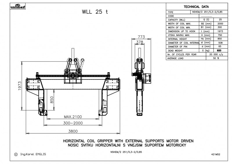 ELECTRIC AND HYDRAULIC GRIPPERS UNIMAN Engliš s.r.o.